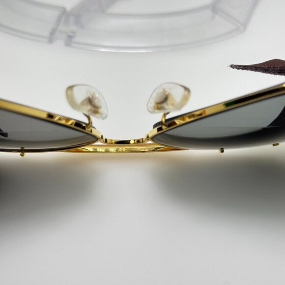 Unbranded Eye Glasses Eyeglasses Frames Gold 62 Japan - Picture 6 of 6